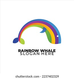 rainbow logo colorful gradient style