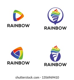 Rainbow Logo Design