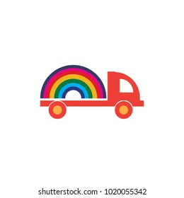 Rainbow Logo Icon Design