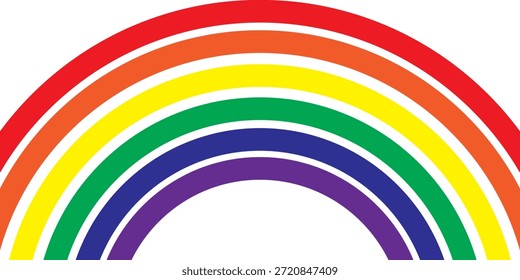 Rainbow logo icon vector symbol
