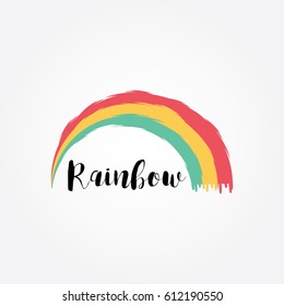 Rainbow logo vector