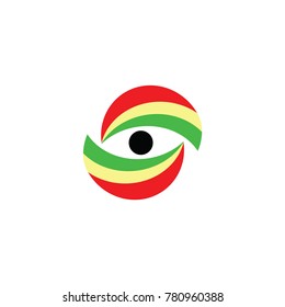 rainbow logo vector