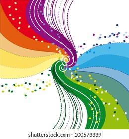 rainbow mandala