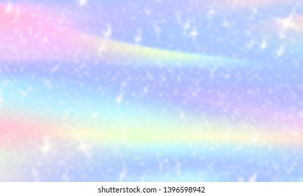 Rainbow mermaid background. Unicorn pattern. Color princess background. Christmas rainbow backdrop. Vector illustration.