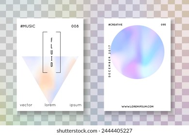 Rainbow Mesh. Abstract Presentation. Plastic Design. Holographic Foil. Blue Minimalist Cover. Memphis Screen. Isolated Pearl Brochure. Purple Rainbow Mesh