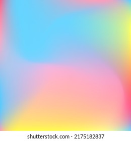 Rainbow Multicolor Happy Fluid Design Pic. Color Neon Light Water Curve Background. Purple Yellow Pink Wavy Green Gradient Backdrop. Blurred Blue Pastel Liquid Dynamic Swirl Gradient Mesh.