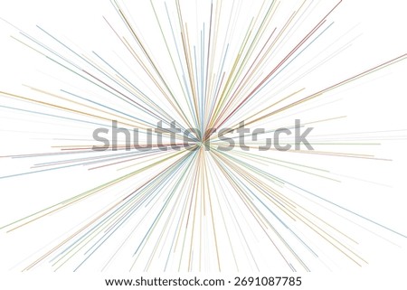 Rainbow multicolor rays bursting from center creating energetic abstract explosion background with soft pastel lines, futuristic minimal design suitable for digital wallpaper
