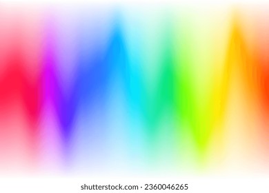Rainbow music equalizer, magnetic or sonic wave techno vector background. Sound audio wave frequency flow. Neon effect rainbow waveform, sonic equalizer visual illuminated dynamic flow. Voice diagram.