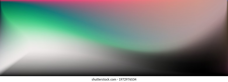 Rainbow Natural Wavy Gradient Mesh. Colorful Multicolor Wavy Gradient Mesh. Water  Vibrant Blurred Background. Color Dark Modern Design Backdrop. Bright Neon Ocean Blurred Texture Illustration.
