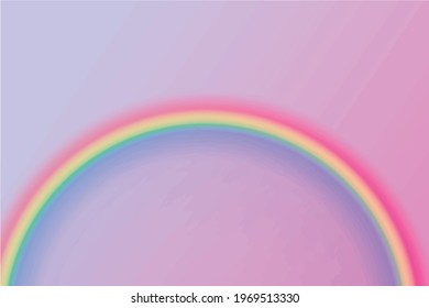 arco iris sobre un fondo rosado para libros infantiles