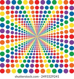 Rainbow on white. Rainbow abstract background. 