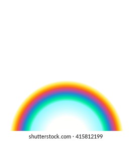 Rainbow on white background. Abstract background. Digital illustrations Vector