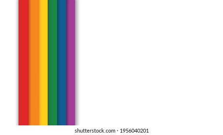 rainbow on a white background vector illustration 