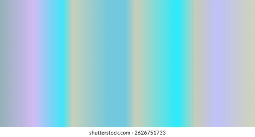 Original Regenbogen-Hintergrund. Wasser lebendige Ozean glatte Oberfläche Illustration. Türkisfarbenes, leeres, wellenförmiges Farbverlaufsnetz. 10 EPS