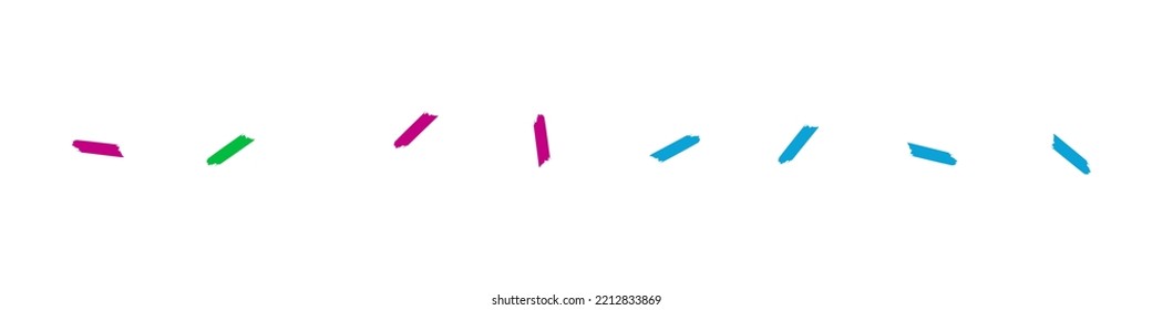 Rainbow Paint Celebrate Vector White Panoramic Background. Fun Brush Illustration. Christmas Smear Banner. Falling Dust Carnival Wallpaper.