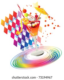 Rainbow party's drink