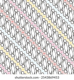 rainbow pastel abstract batik pattern