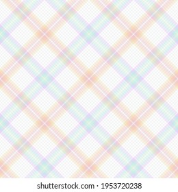 Rainbow Pastel Chevron Plaid Tartan textured Seamless pattern design suitable for fashion textiles and graphics