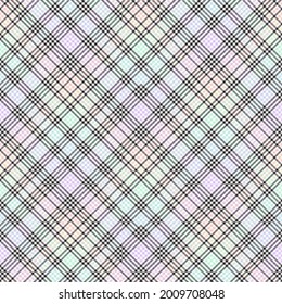 Rainbow Pastel Chevron Plaid Tartan textured Seamless pattern design suitable for fashion textiles and graphics