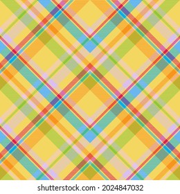 Rainbow Pastel Chevron Plaid Tartan textured Seamless pattern design suitable for fashion textiles and graphics