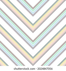 Rainbow Pastel Chevron Plaid Tartan textured Seamless pattern design suitable for fashion textiles and graphics