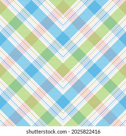 Rainbow Pastel Chevron Plaid Tartan textured Seamless pattern design suitable for fashion textiles and graphics