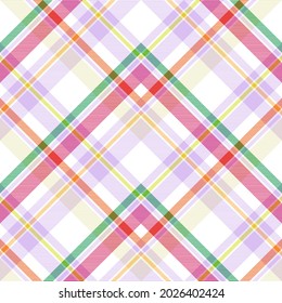 Rainbow Pastel Chevron Plaid Tartan textured Seamless pattern design suitable for fashion textiles and graphics