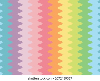 Rainbow pastel color background