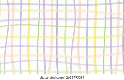 Fundo de linhas agradáveis de cor pastel arco-íris