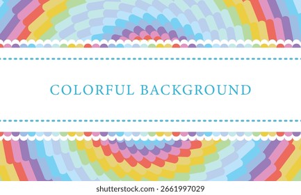 Rainbow pastel color nice lines background