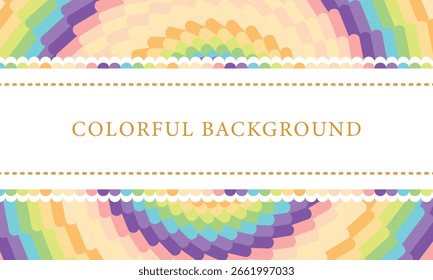 Rainbow pastel color nice lines background