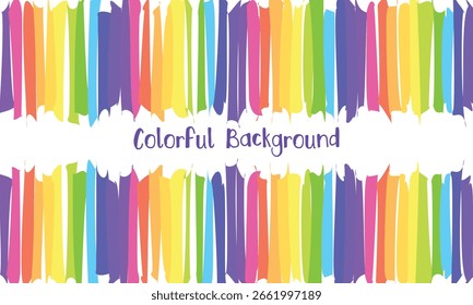 Fundo de linhas agradáveis de cor pastel arco-íris