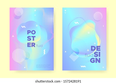 Rainbow Pastel Cover. Abstract Memphis Background. Wave Banner. Music Brochure. Magic Pastel Shape. Pink Abstract Gradient Background. Unicorn Liquid Design. Music Pattern. Pastel Fluid.