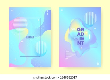 Rainbow Pastel Fluid. Abstract Gradient Illustration. Wave Design. Hologram Brochure. Magic Pastel Cover. Pink Abstract Gradient Background. Unicorn Liquid Design. Hologram Pattern. Pastel Shape.