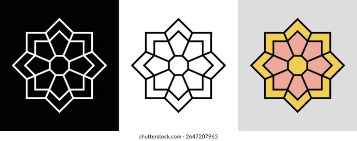 Rainbow pastel mandala with symmetrical geometry and luminous color blends for vibrant decor.