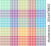 Rainbow Pastel Plaid seamless pattern for fashion textiles and graphics