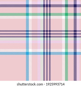 Rainbow Pastel Plaid seamless pattern for fashion textiles and graphics