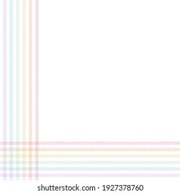 Rainbow Pastel Plaid seamless pattern for fashion textiles and graphics