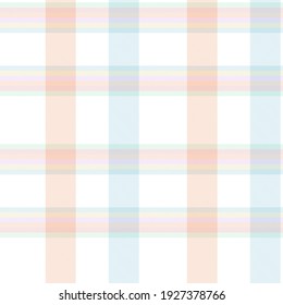 Rainbow Pastel Plaid seamless pattern for fashion textiles and graphics