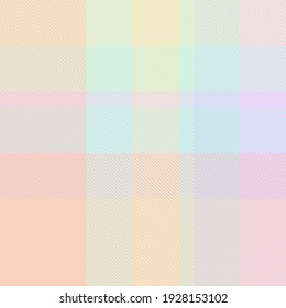 Rainbow Pastel Plaid seamless pattern for fashion textiles and graphics