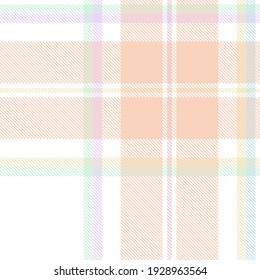 Rainbow Pastel Plaid seamless pattern for fashion textiles and graphics