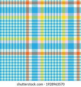 Rainbow Pastel Plaid seamless pattern for fashion textiles and graphics