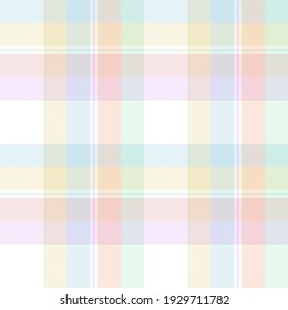 Rainbow Pastel Plaid seamless pattern for fashion textiles and graphics