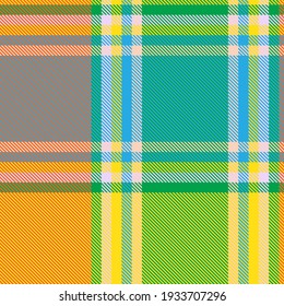 Rainbow Pastel Plaid nahtloses Muster für Modetextilien und Grafiken