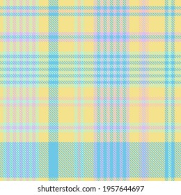 Rainbow Pastel Plaid nahtloses Muster für Modetextilien und Grafiken