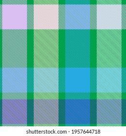 Rainbow Pastel Plaid seamless pattern for fashion textiles and graphics