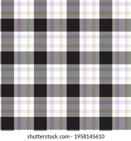 Rainbow Pastel Plaid seamless pattern for fashion textiles and graphics