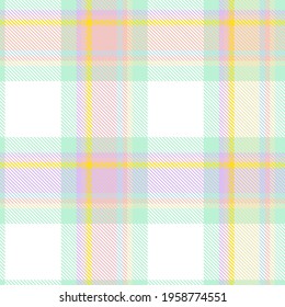 Rainbow Pastel Plaid seamless pattern for fashion textiles and graphics