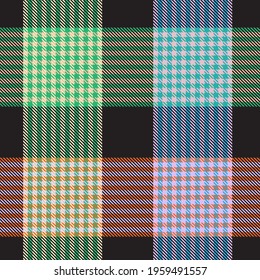 Rainbow Pastel Plaid seamless pattern for fashion textiles and graphics