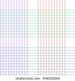Rainbow Pastel Plaid seamless pattern for fashion textiles and graphics